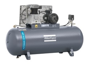 Jednopístový kompresor Atlas Copco 355 l/min , vzdušník 200 l