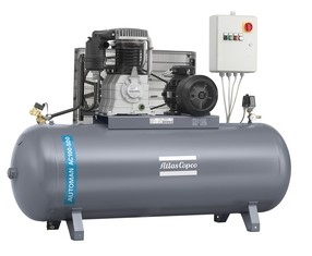 Jednopístový kompresor Atlas Copco 836 l/min , vzdušník 500 l