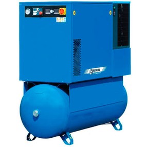 Šroubový kompresor 129 m3/hod, vzdušník 500 l, výkon 15 kW, 10 bar
