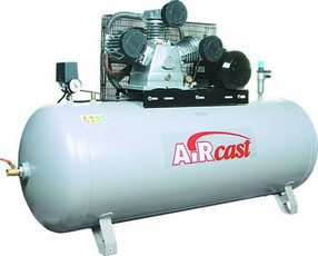 Pístový kompresor AirCast, 950 l/min, vzdušník 100 l