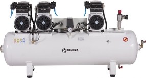 Tichý šestipístový kompresor Remeza, 750 l/min, vzdušník 150 l