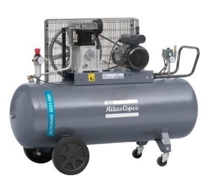 Jednopístový kompresor Atlas Copco 355 l/min , vzdušník 200 l