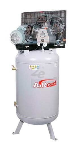 Třípístový kompresor AirCast 580 l/min, vzdušník 100 l