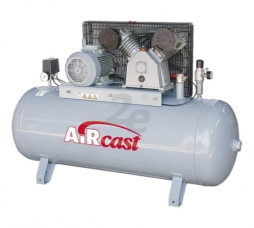 Dvoupístový kompresor AirCast 690 l/min, vzdušník 100 l