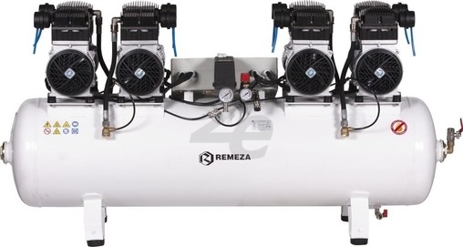 Tichý osmipístový kompresor Remeza, 500 l/min, vzdušník 150 l